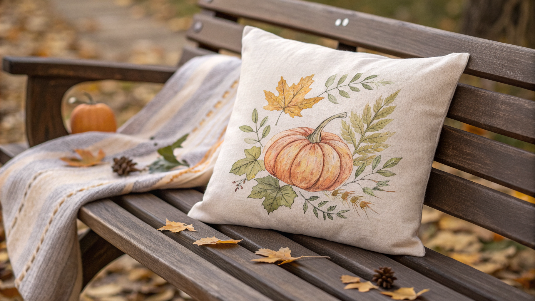 Pumpkin pillow stitch-along