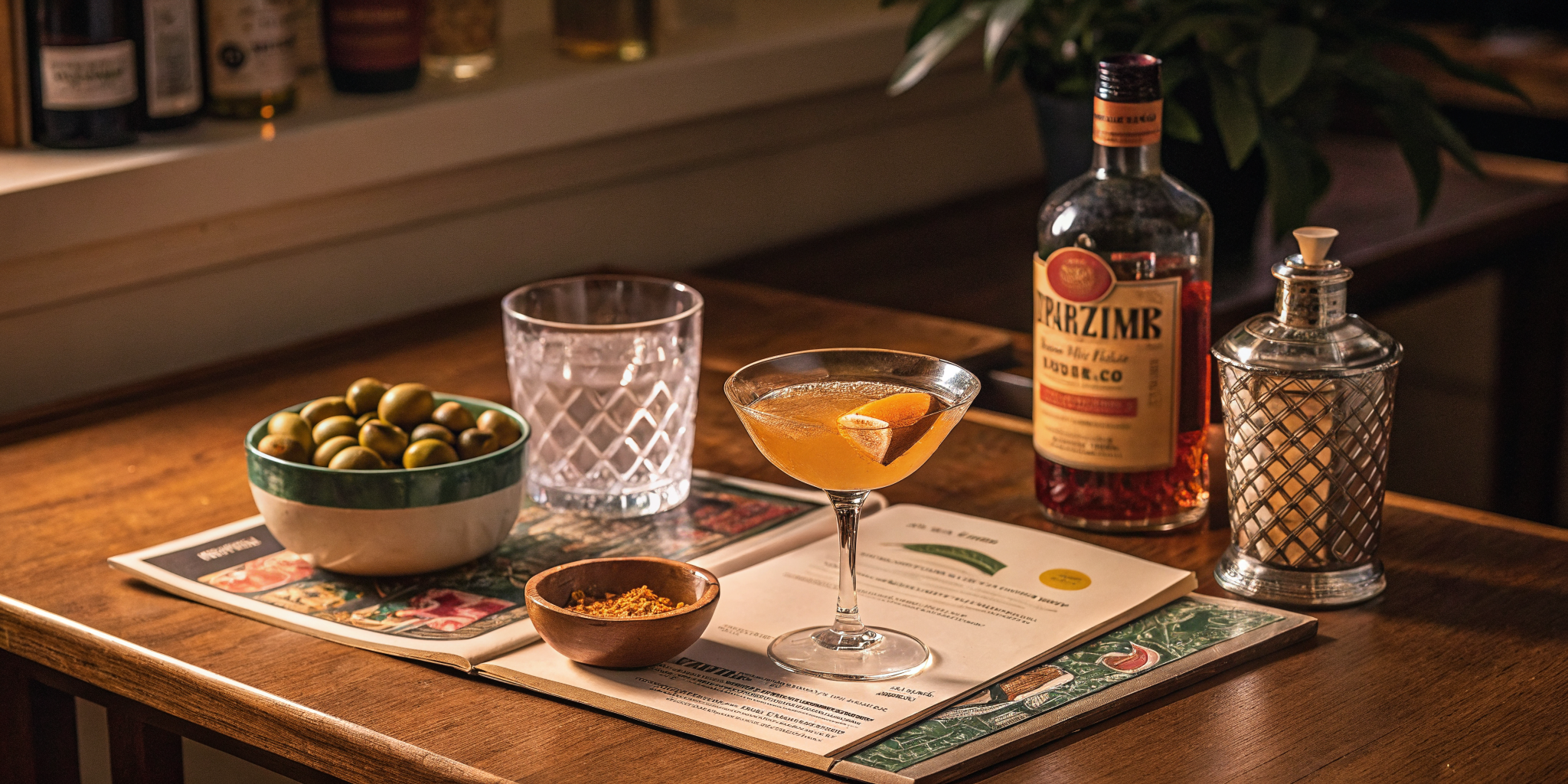 Cocktails at home