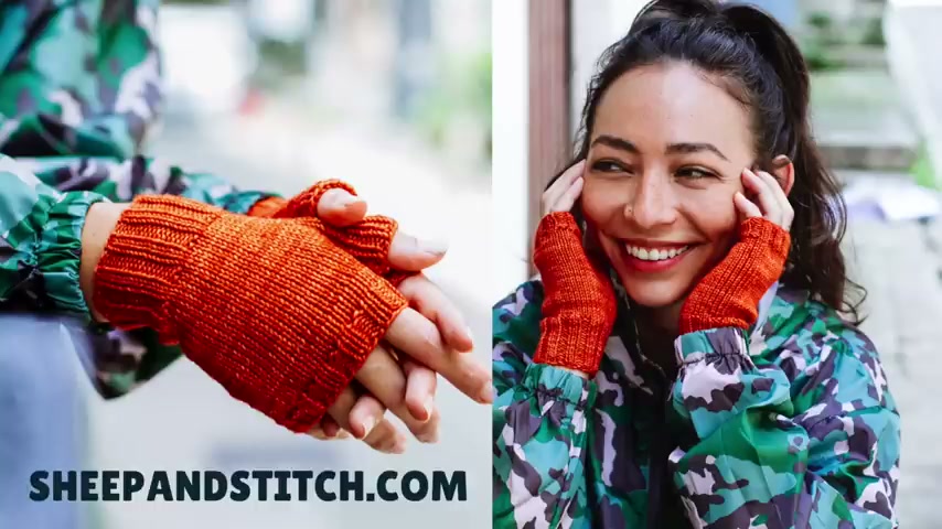 How to Knit Fingerless Gloves: Beginner Pattern in 7 Steps