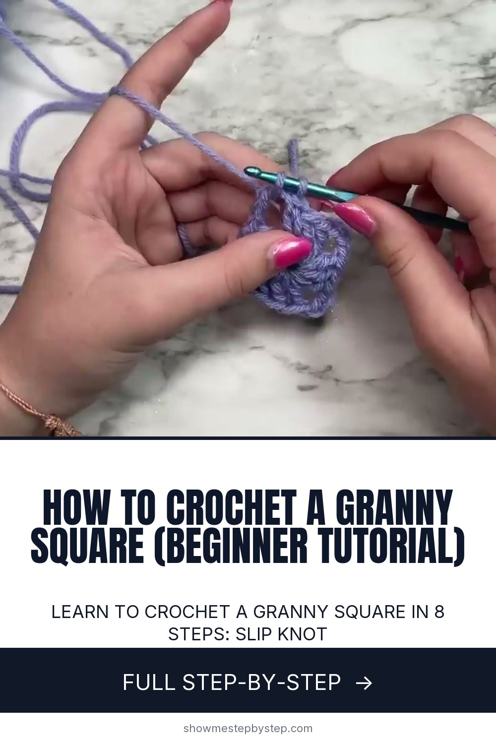 How to Crochet a Granny Square - 8-Step Beginner Guide