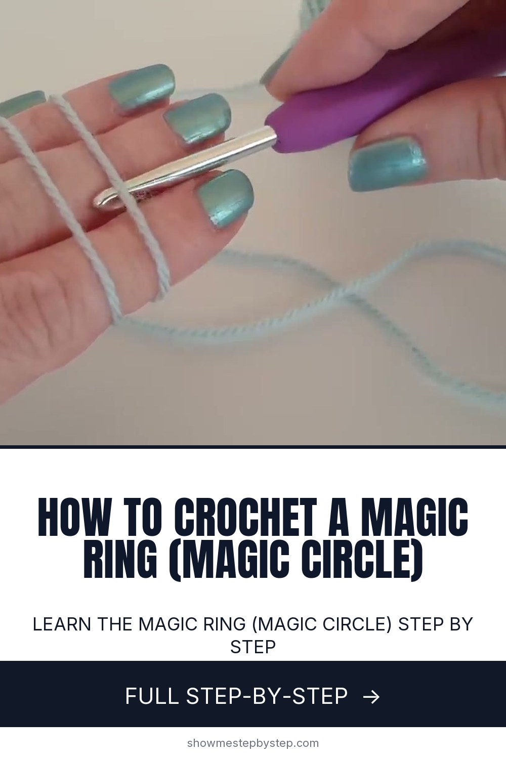 How to Crochet a Magic Ring - Beginner Magic Circle Guide