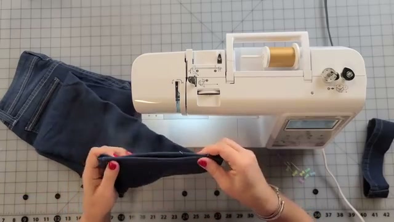 How to Hem Pants at Home with a Sewing Machine
