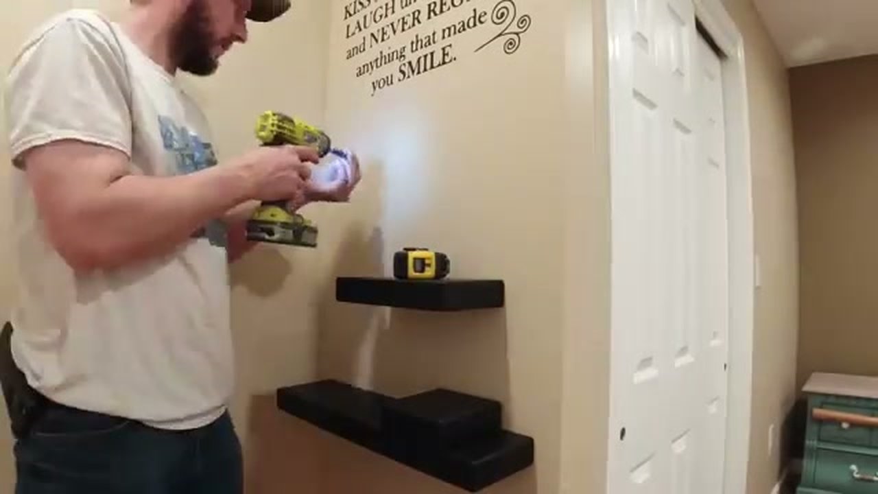 How to Install Floating Shelves with Hidden Anchors
