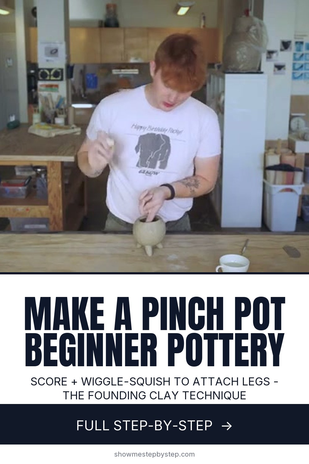 How to Make a Pinch Pot - Beginner Pottery (7 Steps)