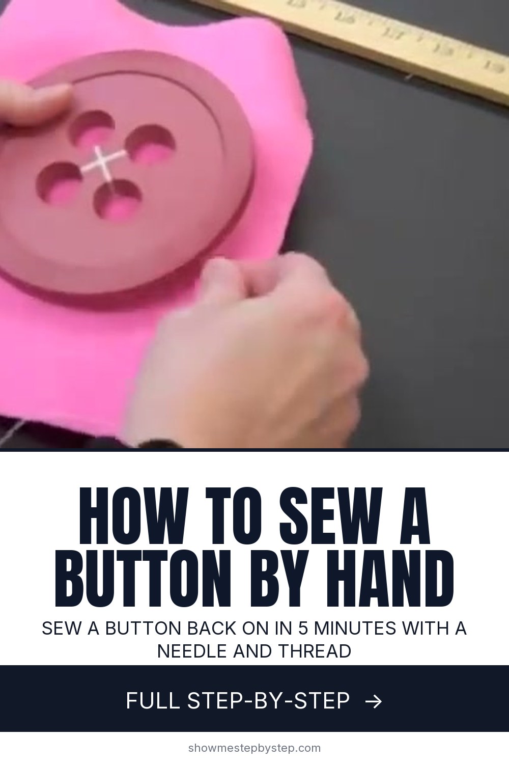 How to Sew a Button by Hand - Quick and Easy Guide